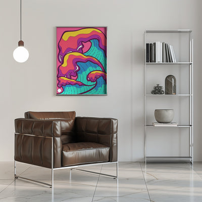 The Tidal Waves - Stretched Canvas, Poster or Fine Art Print I Heart Wall Art