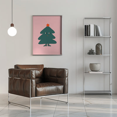 Christmas Tree - Stretched Canvas, Poster or Fine Art Print I Heart Wall Art