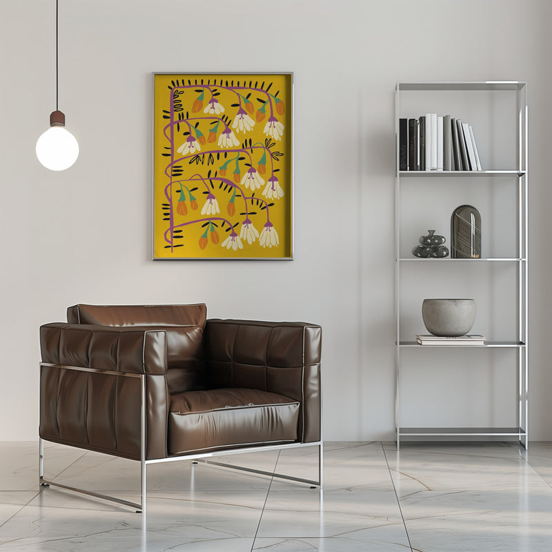 Matisse expression serenity yellow - Stretched Canvas, Poster or Fine Art Print I Heart Wall Art