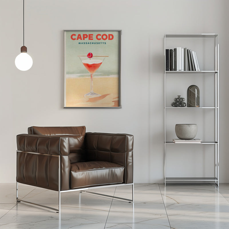 Cape Cod Cocktail Tall Poster - Stretched Canvas, Poster or Fine Art Print I Heart Wall Art