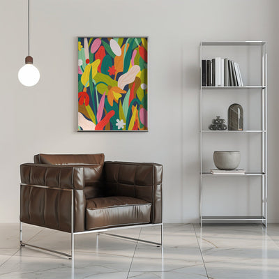 Botanical Symphony - Stretched Canvas, Poster or Fine Art Print I Heart Wall Art