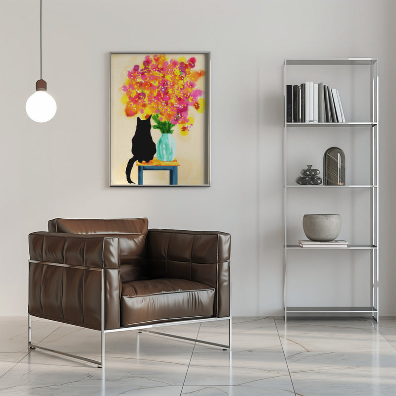 Cozy Corner Charm - Stretched Canvas, Poster or Fine Art Print I Heart Wall Art