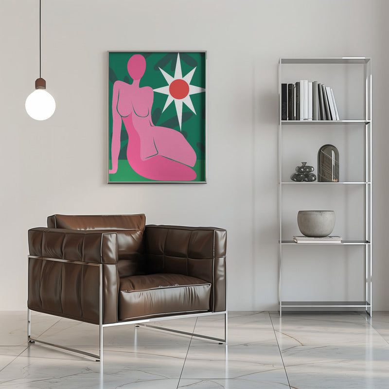 Pink Reverie - Stretched Canvas, Poster or Fine Art Print I Heart Wall Art