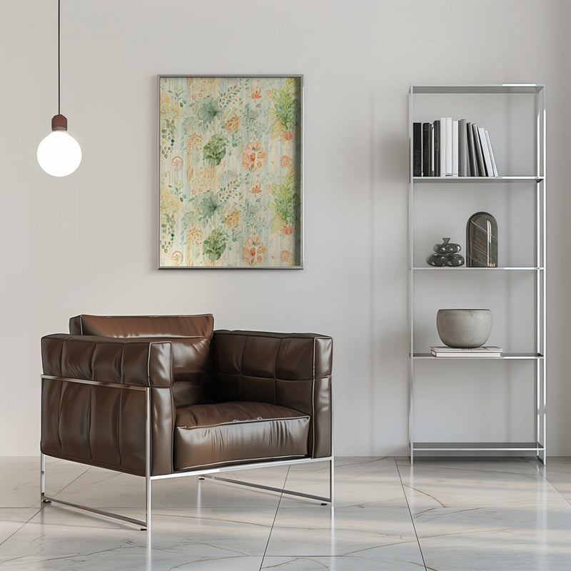 Soft Botanical Dream - Stretched Canvas, Poster or Fine Art Print I Heart Wall Art