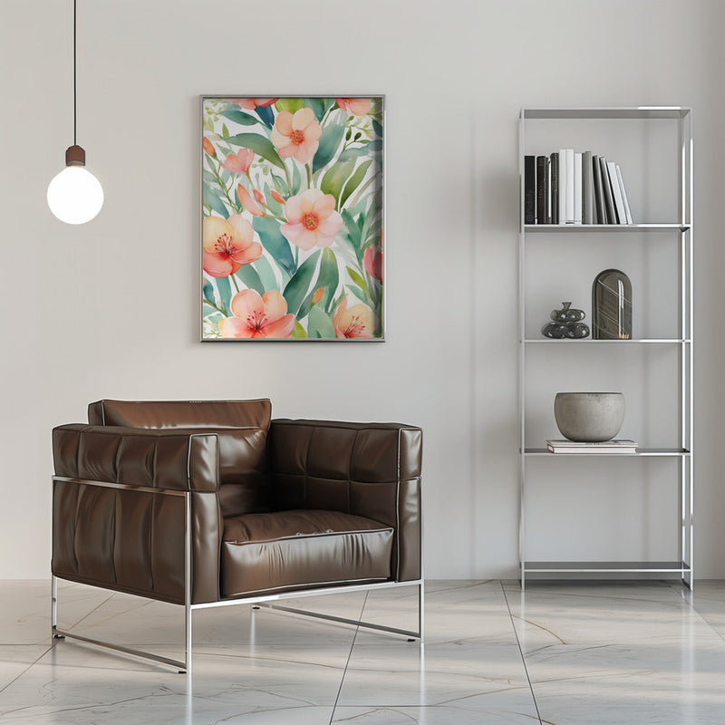 Fresh Spring Botanicals - Stretched Canvas, Poster or Fine Art Print I Heart Wall Art