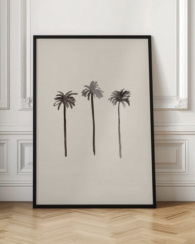 Palm Trees Ink - Stretched Canvas, Poster or Fine Art Print I Heart Wall Art