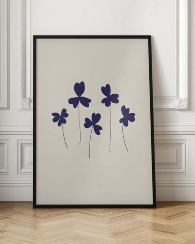 Blue Sorrel - Stretched Canvas, Poster or Fine Art Print I Heart Wall Art