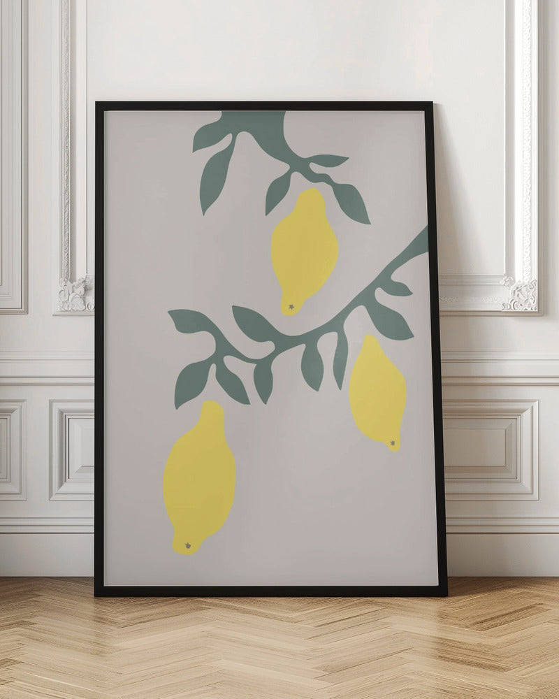 Lemons - Stretched Canvas, Poster or Fine Art Print I Heart Wall Art