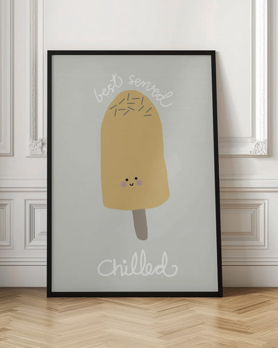 Chilled Ice Cream - Stretched Canvas, Poster or Fine Art Print I Heart Wall Art