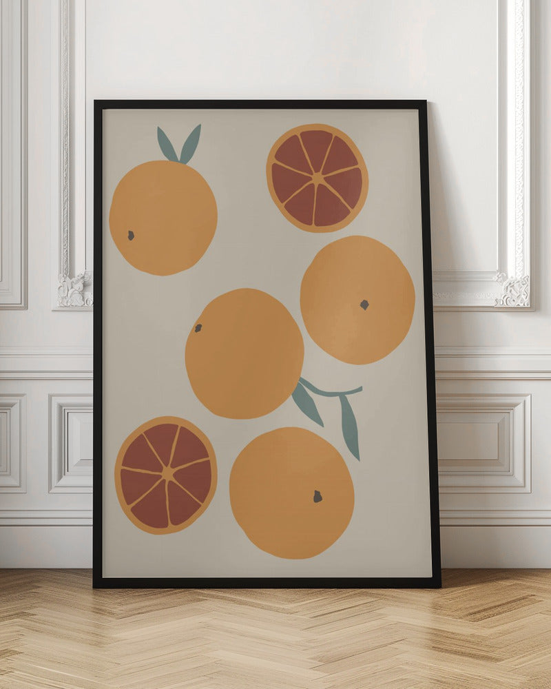 Blood Orange - Stretched Canvas, Poster or Fine Art Print I Heart Wall Art