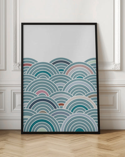 Sea of Rainbows - Stretched Canvas, Poster or Fine Art Print I Heart Wall Art