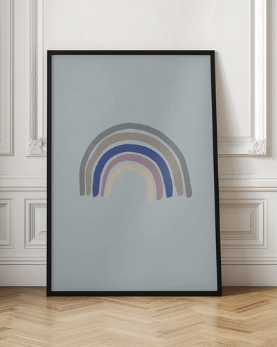 Rainbow Blue - Stretched Canvas, Poster or Fine Art Print I Heart Wall Art