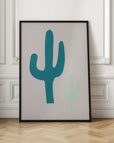 Cactus Beige - Stretched Canvas, Poster or Fine Art Print I Heart Wall Art