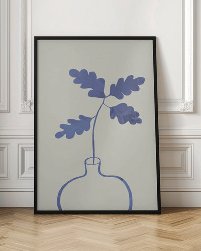 Blue Oak Plant - Stretched Canvas, Poster or Fine Art Print I Heart Wall Art