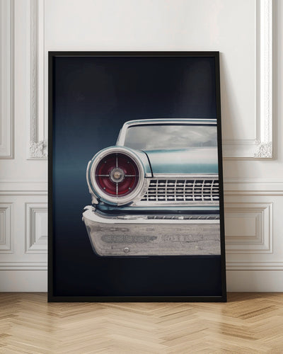 US classic car 1963 Galaxie - Stretched Canvas, Poster or Fine Art Print I Heart Wall Art