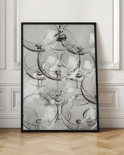 Champagne tower_7 - Stretched Canvas, Poster or Fine Art Print I Heart Wall Art