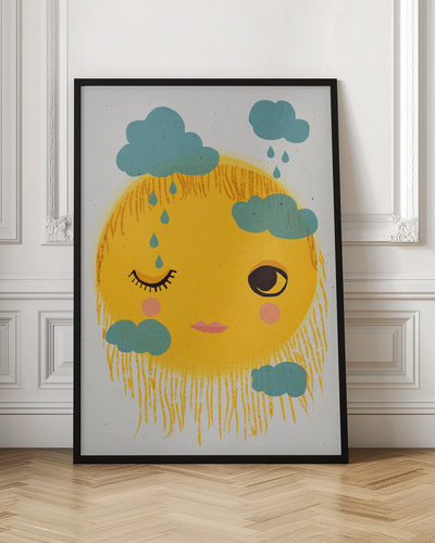 Sun And Rain - Stretched Canvas, Poster or Fine Art Print I Heart Wall Art