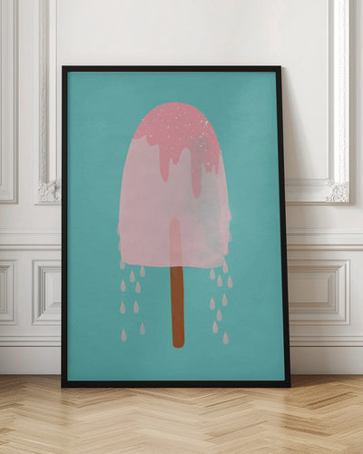 Yummy Ice Cream - Stretched Canvas, Poster or Fine Art Print I Heart Wall Art