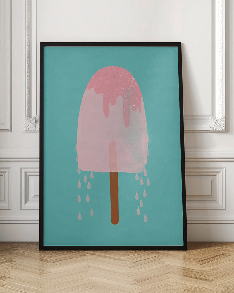 Yummy Ice Cream - Stretched Canvas, Poster or Fine Art Print I Heart Wall Art