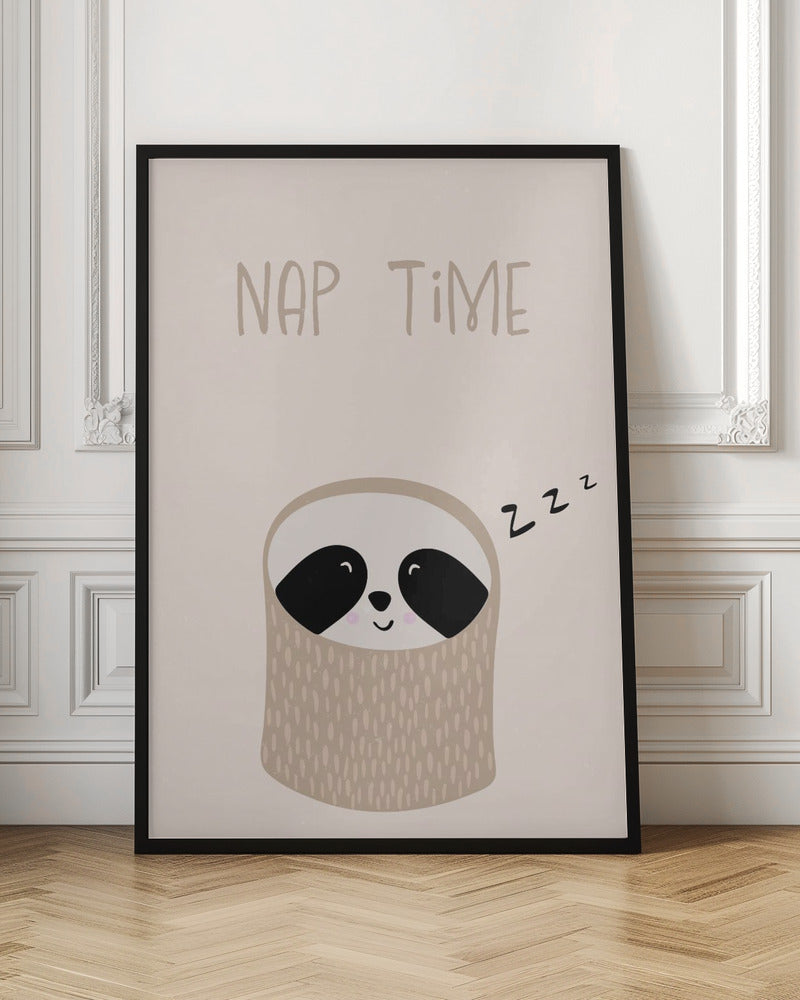 Sloth nursery print - Stretched Canvas, Poster or Fine Art Print I Heart Wall Art