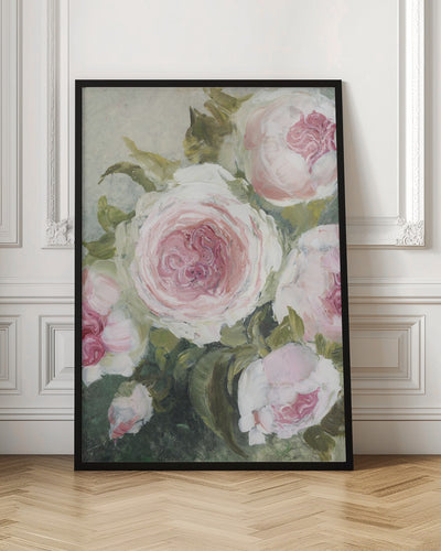 Freyia painterly florals - Stretched Canvas, Poster or Fine Art Print I Heart Wall Art