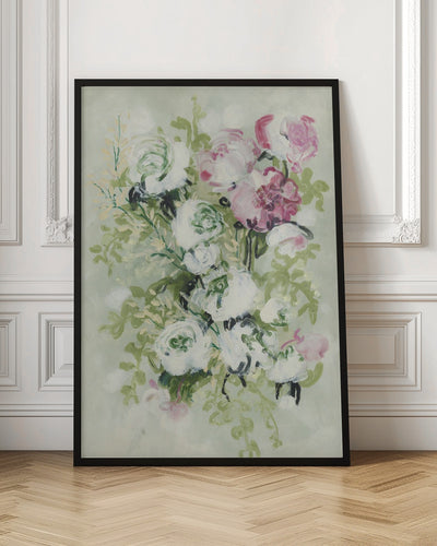 Haneul painterly bouquet - Stretched Canvas, Poster or Fine Art Print I Heart Wall Art