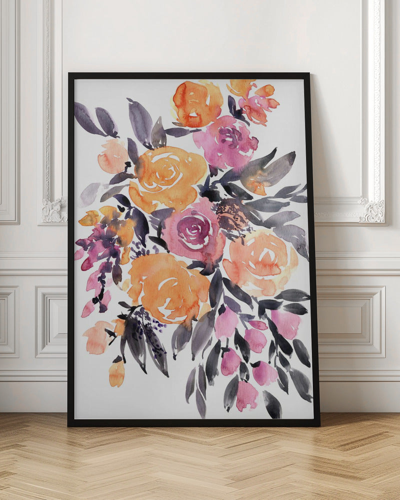 Paloma bouquet - Stretched Canvas, Poster or Fine Art Print I Heart Wall Art