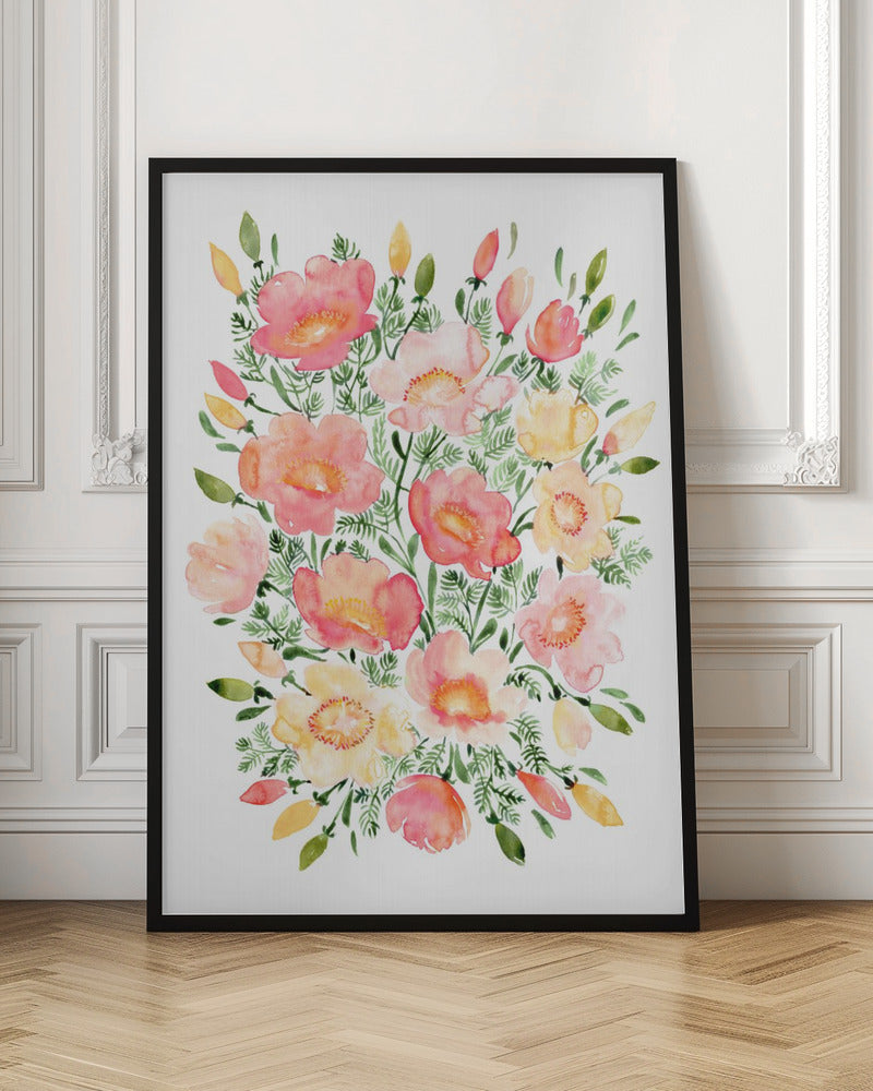 Winterlynn bouquet - Stretched Canvas, Poster or Fine Art Print I Heart Wall Art