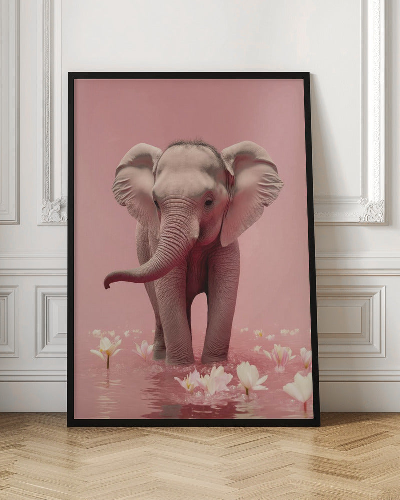 Young Elephant - Stretched Canvas, Poster or Fine Art Print I Heart Wall Art