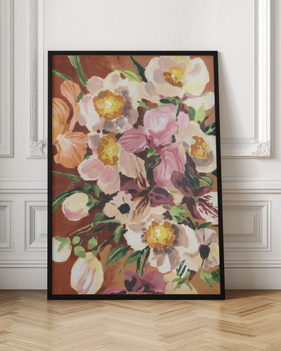 Brown Orchids - Stretched Canvas, Poster or Fine Art Print I Heart Wall Art