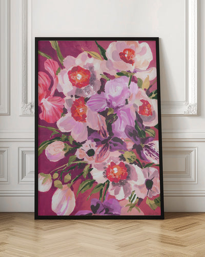 Pink Orchids - Stretched Canvas, Poster or Fine Art Print I Heart Wall Art