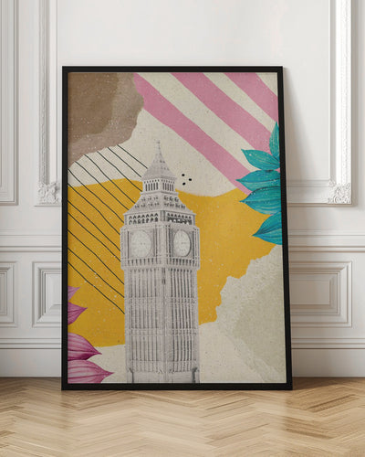 London Vibes - Stretched Canvas, Poster or Fine Art Print I Heart Wall Art