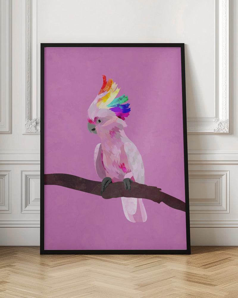 Pride Galah - Stretched Canvas, Poster or Fine Art Print I Heart Wall Art