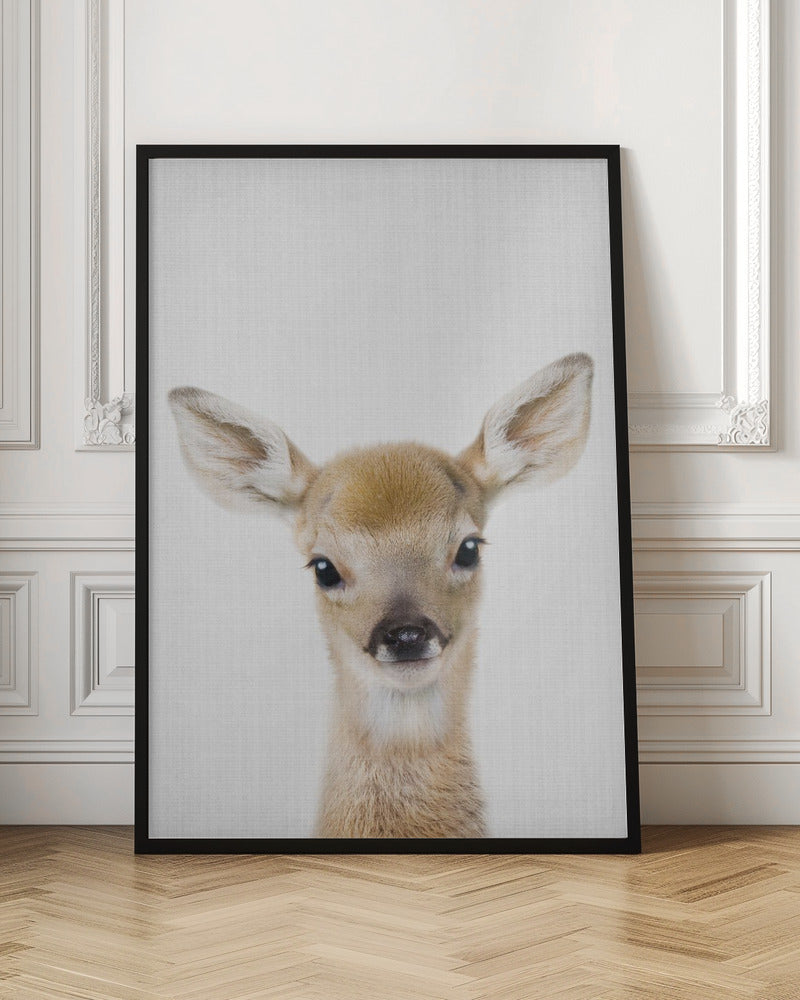 Peekaboo Baby Deer - Stretched Canvas, Poster or Fine Art Print I Heart Wall Art