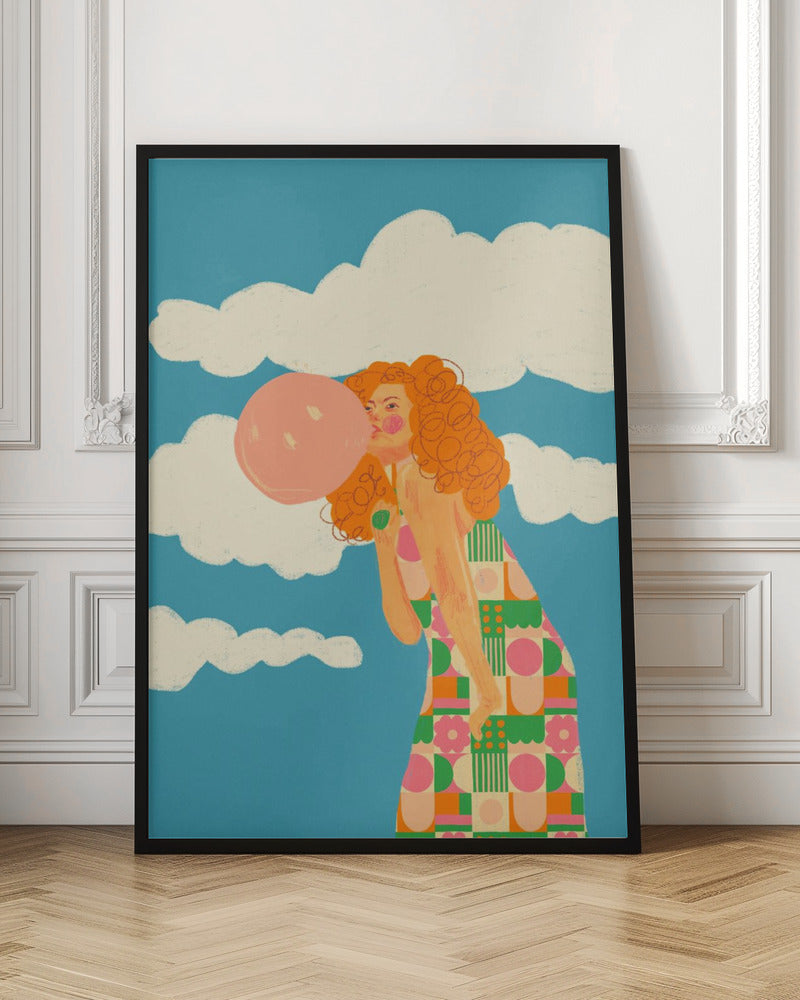 Bubble gum - Stretched Canvas, Poster or Fine Art Print I Heart Wall Art