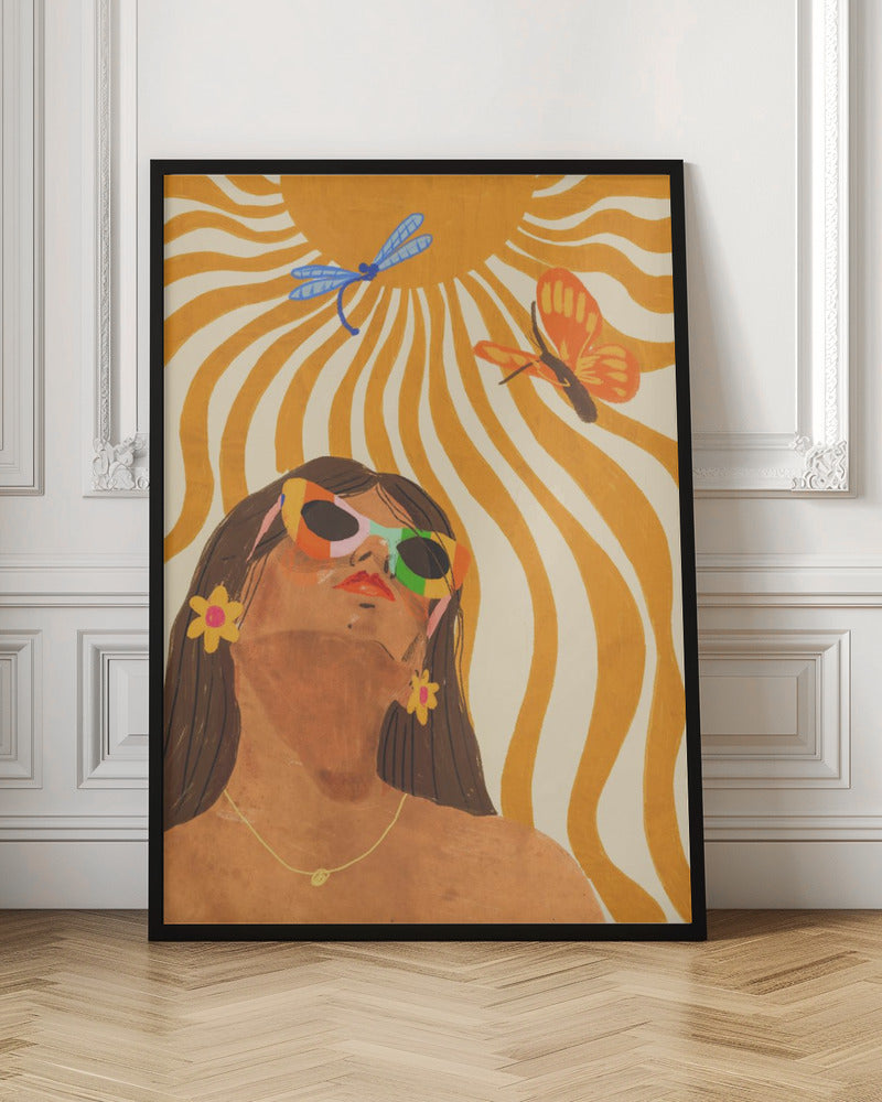 Sunny - Stretched Canvas, Poster or Fine Art Print I Heart Wall Art