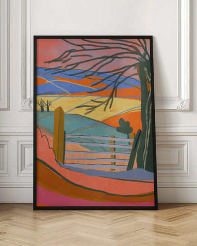 Countryside - Stretched Canvas, Poster or Fine Art Print I Heart Wall Art