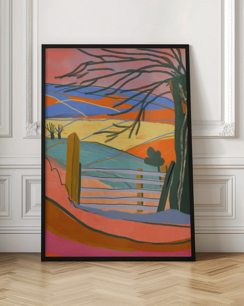 Countryside - Stretched Canvas, Poster or Fine Art Print I Heart Wall Art