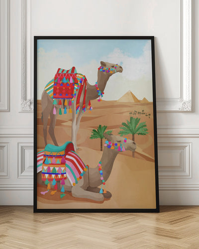 Desert Adventure - Stretched Canvas, Poster or Fine Art Print I Heart Wall Art