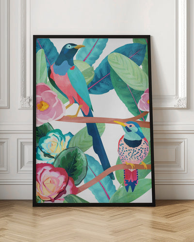 Birds of Spring - Stretched Canvas, Poster or Fine Art Print I Heart Wall Art