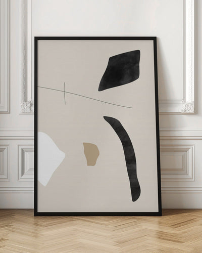 Graphic Shapes and Lines Poster - Stretched Canvas, Poster or Fine Art Print I Heart Wall Art