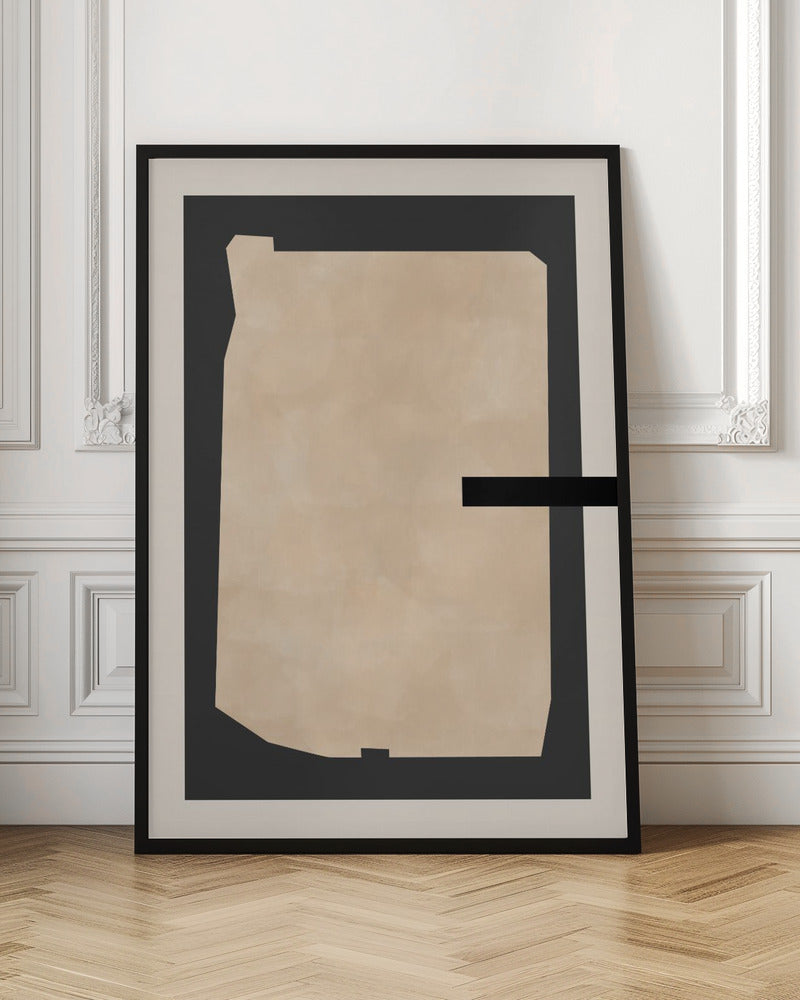 Abstract Beige Painting - Stretched Canvas, Poster or Fine Art Print I Heart Wall Art