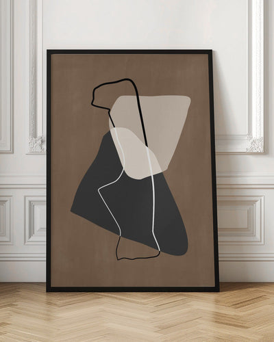 Abstract Silhouette - Stretched Canvas, Poster or Fine Art Print I Heart Wall Art
