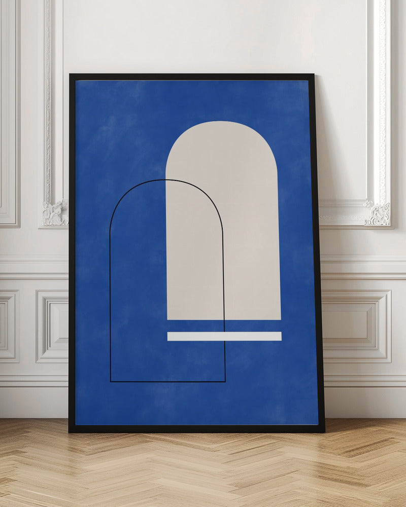 Geometric Echoes - Stretched Canvas, Poster or Fine Art Print I Heart Wall Art