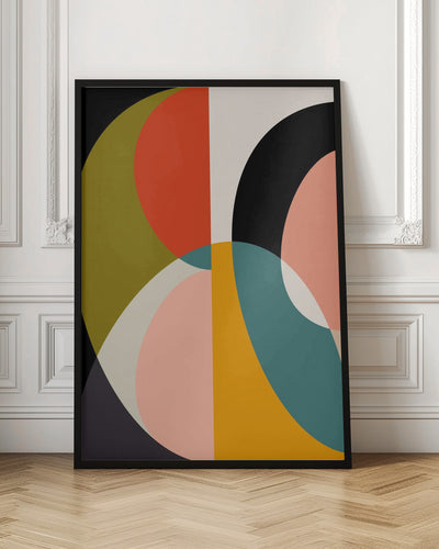 Mid Century Pastel 11 - Stretched Canvas, Poster or Fine Art Print I Heart Wall Art