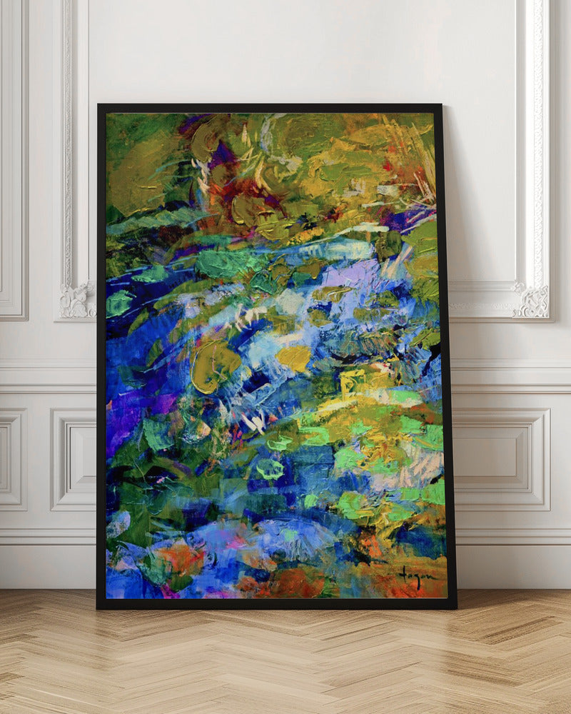 Nature Inspired Landscape - Stretched Canvas, Poster or Fine Art Print I Heart Wall Art