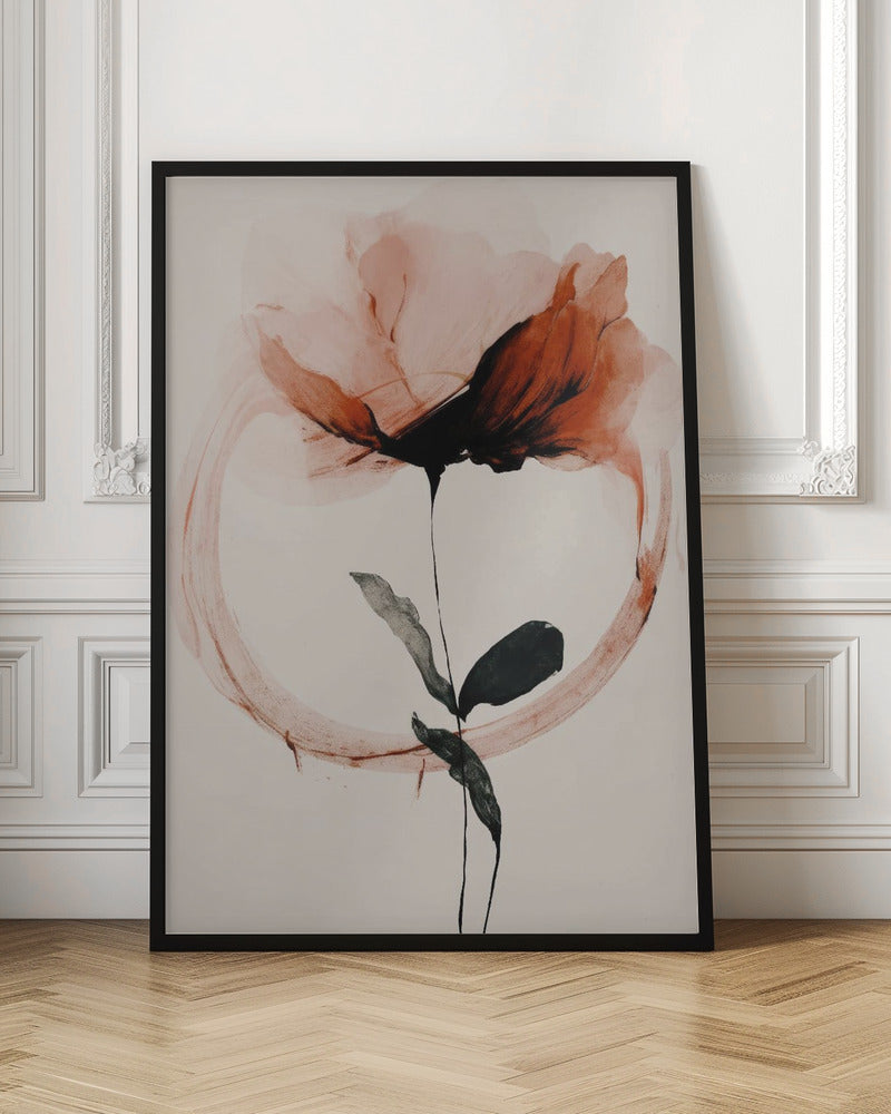 Halo Flowers No 7 - Stretched Canvas, Poster or Fine Art Print I Heart Wall Art