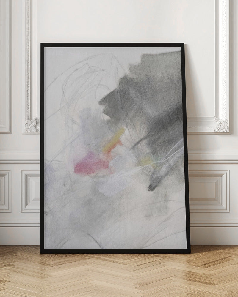 Action painting II - Stretched Canvas, Poster or Fine Art Print I Heart Wall Art