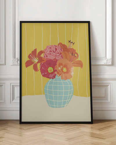 Bouquet of flowers - Stretched Canvas, Poster or Fine Art Print I Heart Wall Art