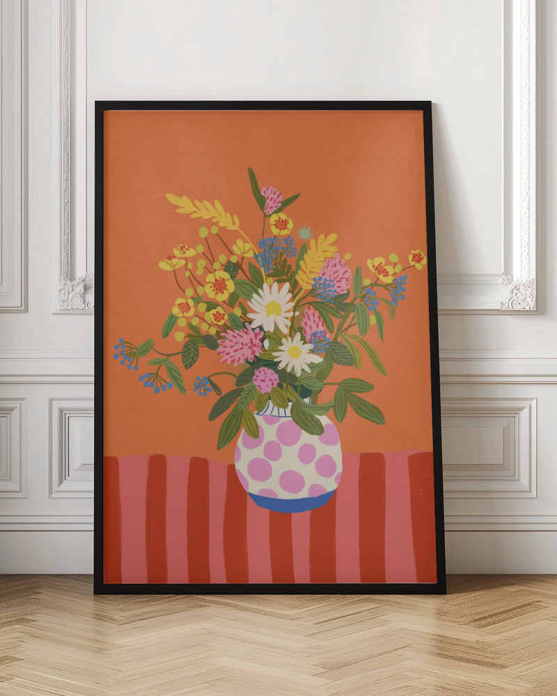 Bouquet of flowers - Stretched Canvas, Poster or Fine Art Print I Heart Wall Art